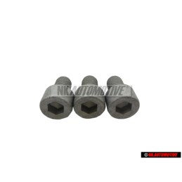 3x VW Original Vis A Tete Cylindrique Avec Six Pans Internes - N 0147068