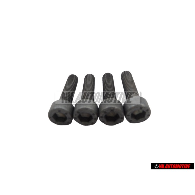 4x VW Original Vis A Tete Cylindrique Avec Six Pans Internes - N 01470514