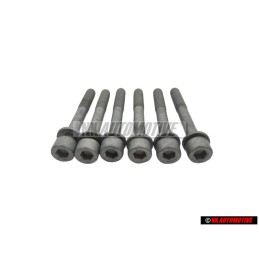 6x VW Original Vis A Tete Cylindrique Avec Six Pans Internes - N 90144201