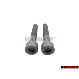 2x VW Original Vis A Tete Cylindrique Avec Six Pans Internes - N 0147591