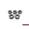 5x VW Original Ecrou 6 Pans, Autoserreur - N 90074404