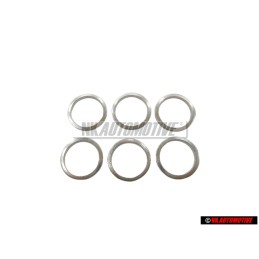 6x VW Original Bague-Joint - N 0138128