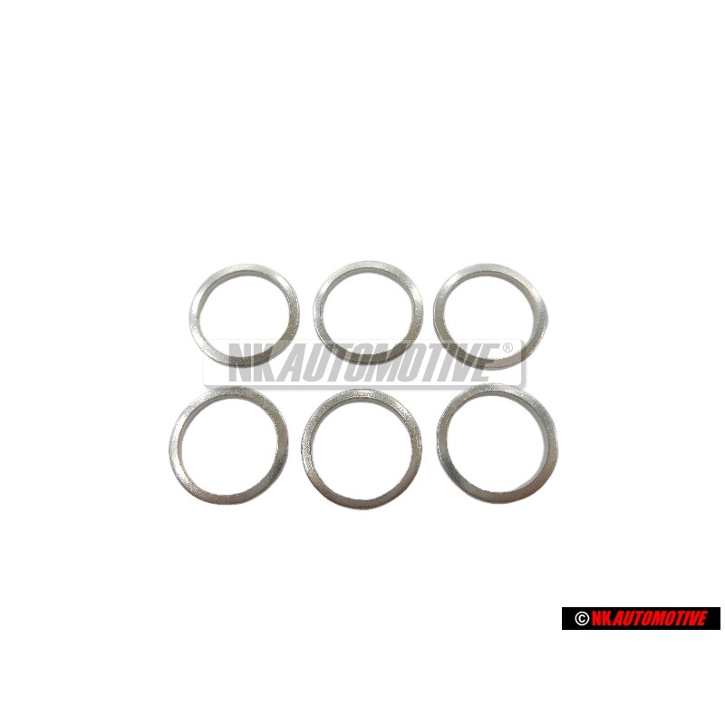 6x VW Original Bague-Joint - N 0138128