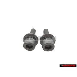 2x VW Original Vis A Tete Cylindrique Avec Six Pans Internes - N 10172501