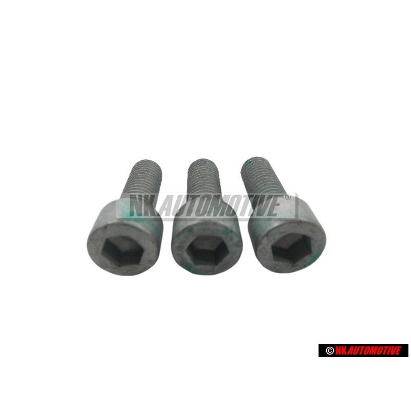 3x VW Original Vis A Tete Cylindrique Avec Six Pans Internes - N 0147236
