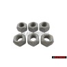6x VW Original Ecrou 6 Pans, Autoserreur - N 10209009