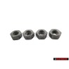 4x VW Original Ecrou 6 Pans, Autoserreur - N 90074404
