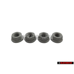 4x VW Original Ecrou Hexagonal Embase - N 01508315