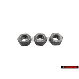 3x VW Original Ecrou 6 Pans, Autoserreur - N 90074404