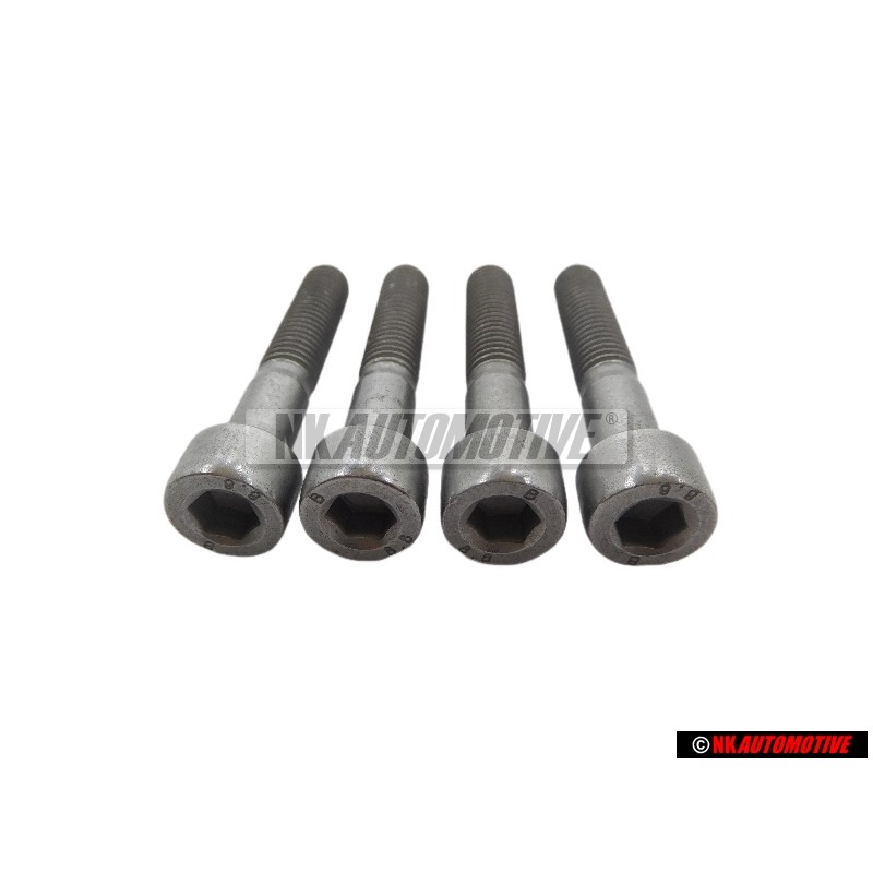 4x VW Original Vis A Tete Cylindrique Avec Six Pans Internes - N 0147153