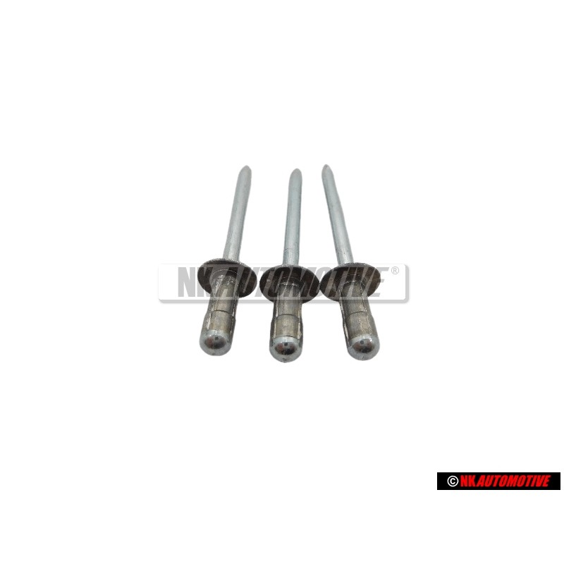 3x VW Original Rivet Aveugle - N 90437401