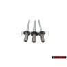 3x VW Original Rivet Aveugle - N 90437401