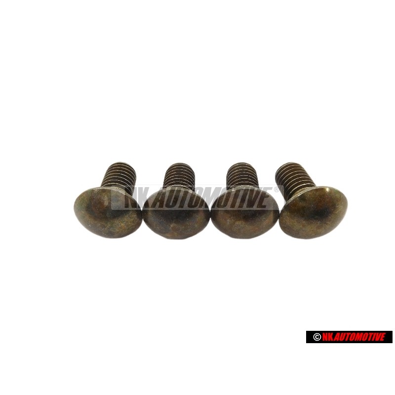 4x VW Original Vis Tete Bombee Aplatie - 191807191A