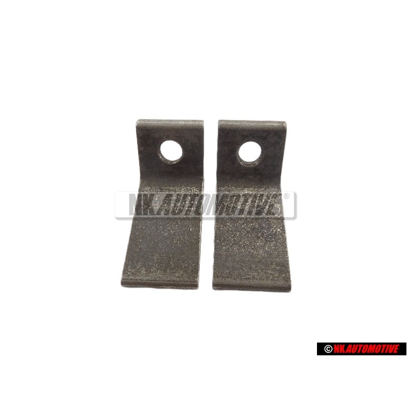 2x VW Original Plaque De Fixation Pour Charniere De Porte - 323809654