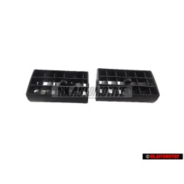 2x VW Original Element Pivotant Noir Satine - 191819707E 01C