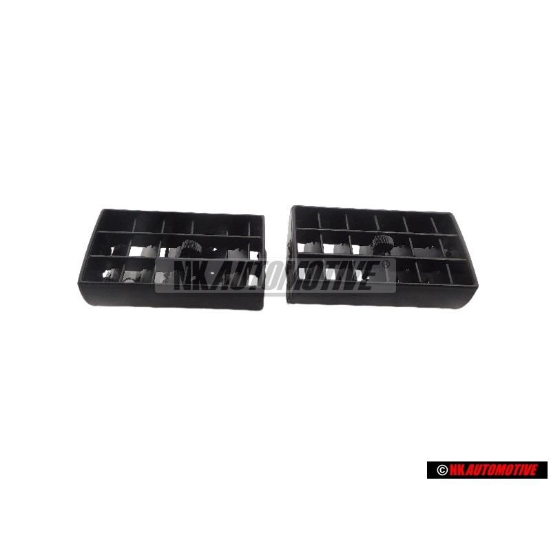 2x VW Original Element Pivotant Noir Satine - 191819707E 01C
