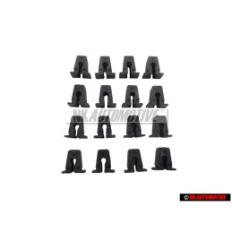 16x VW Original Ecrou Encastrable - 811807577C
