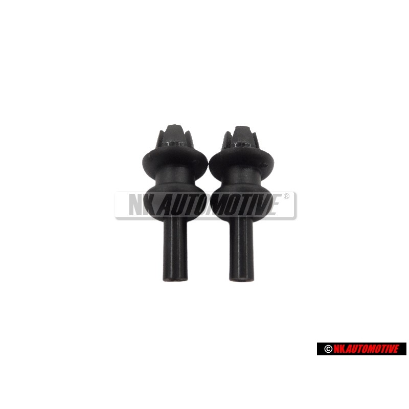 2x VW Original Support Pour Revetement Noir Satine - 191867775A 01C