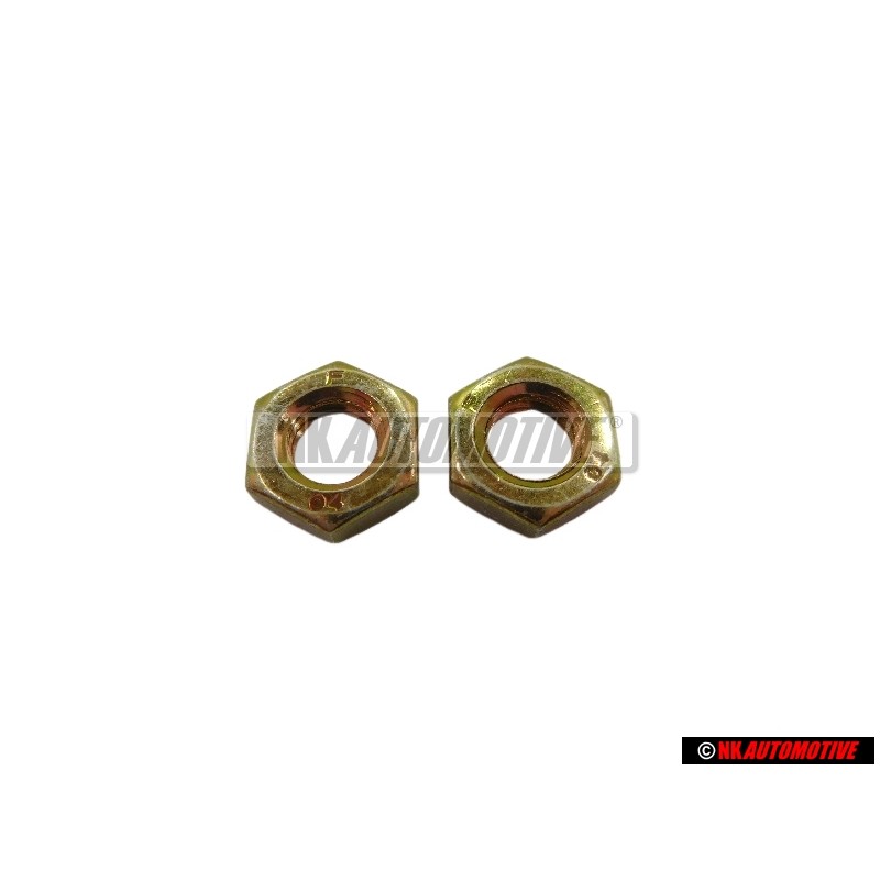 2x VW Original ecrou 6 pans - N 0111165