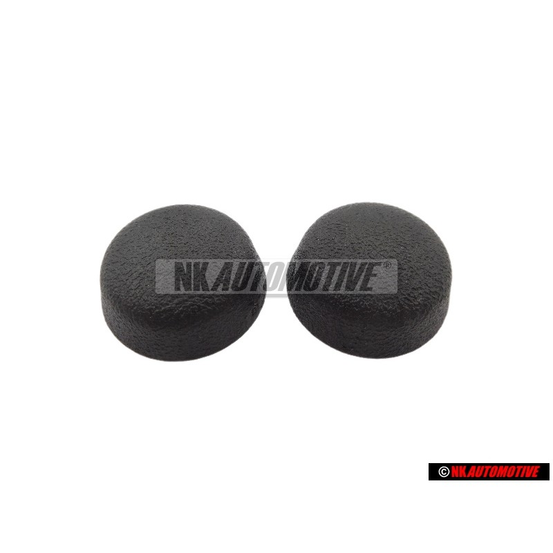 2x VW Original Capuchon Noir Satine - 811857845 01C