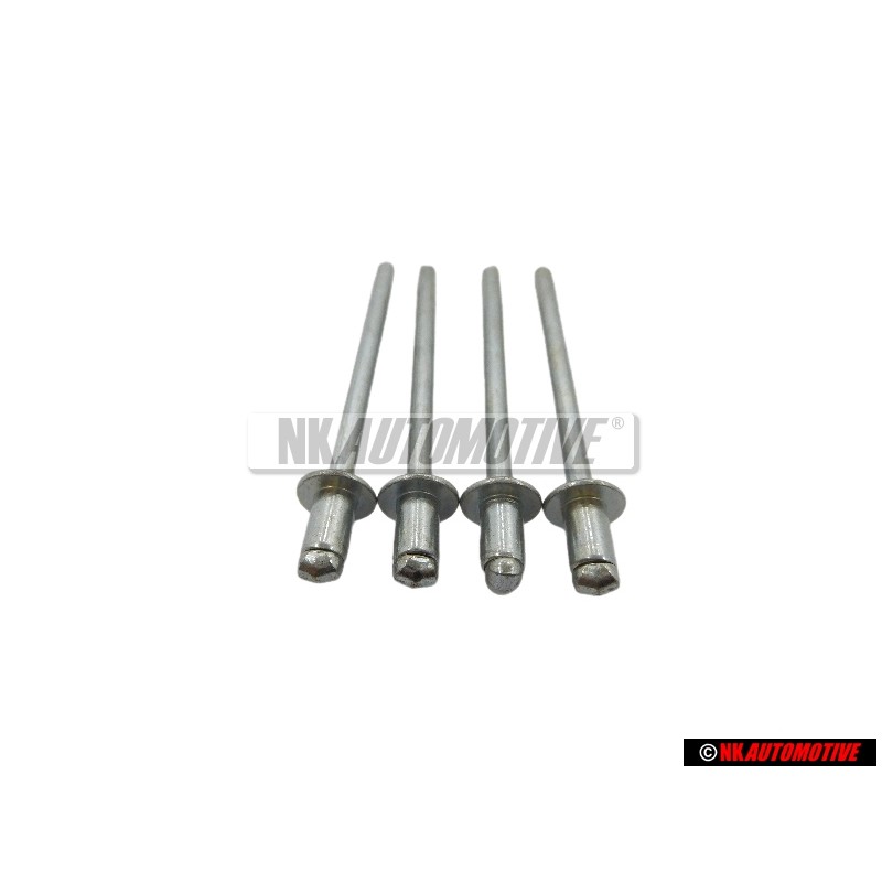 4x VW Original Rivet Aveugle - N 0161943