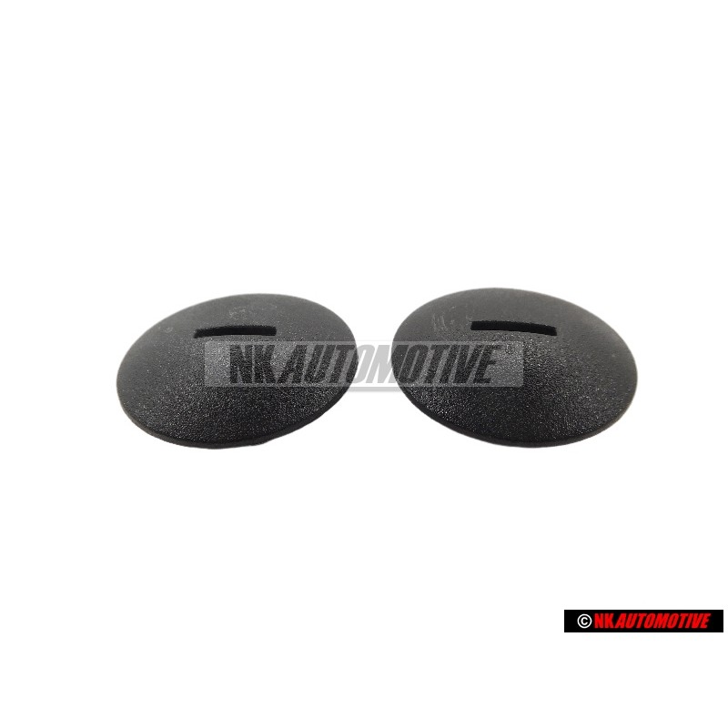 2x VW Original Bouton-Ression Noir Satine - 441863987A B41