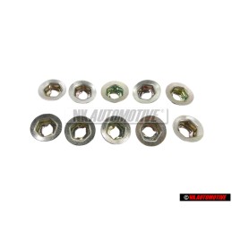 10x VW Original Ecrou Taraud - N 0386011