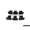 6x VW Original Clip Noir Satine - 357867646 9B9