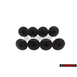 8x VW Original Obturateur Noir Satine - 191867199 9B9