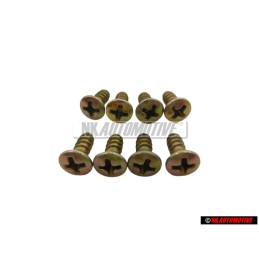 8x VW Original Vis Tole Tete Bombee Fraisee - N 0140892