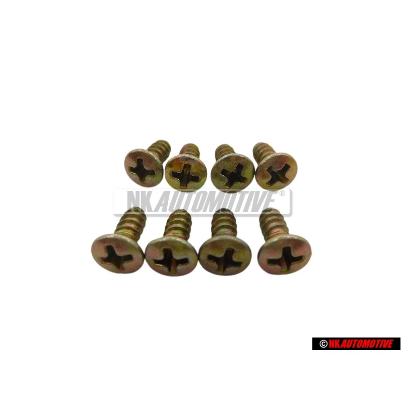 8x VW Original Vis Tole Tete Bombee Fraisee - N 0140892