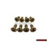 8x VW Original Vis Tole Tete Bombee Fraisee - N 0140892