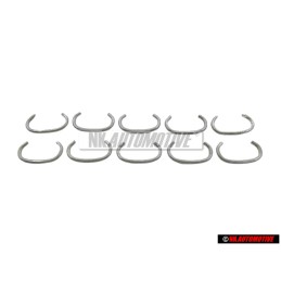 10x VW Original Agrafe - N 0152611