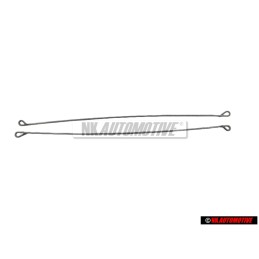2x VW Original Fil Metallique P. 