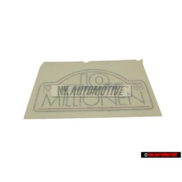 VW Original Inscription Sur Film Diamant Argent - 191853750J YG9