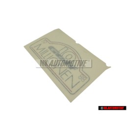 VW Original Inscription Sur Film Diamant Argent - 191853750J YG9