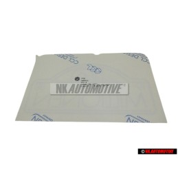 VW Original Inscription Sur Film Diamant Argent - 191853750J YG9