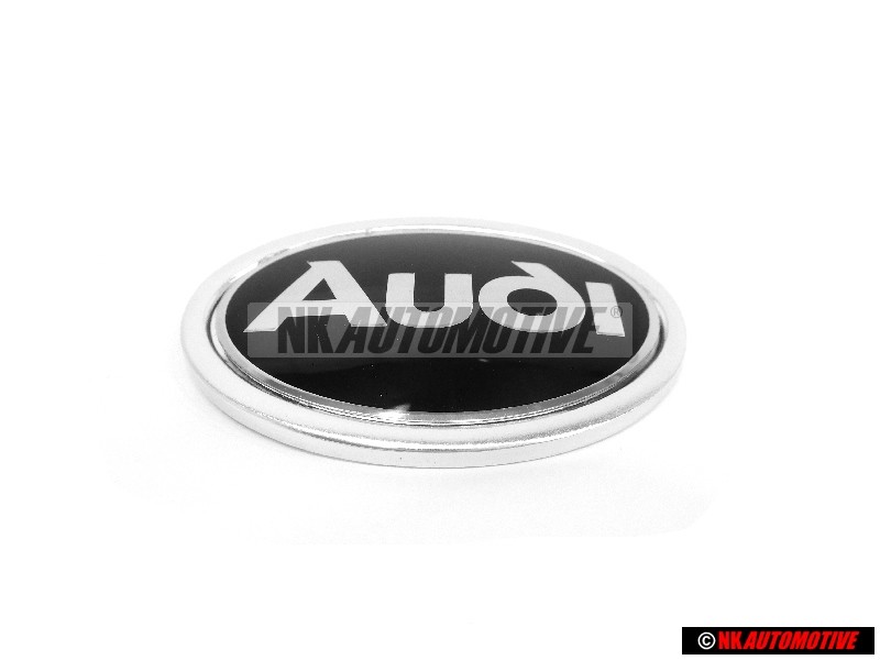 Audi Original Côté Embleme Monogramme Logo Noir Chrome - 895853621A 01C