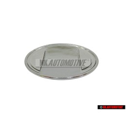 Audi Original Côté Embleme Monogramme Logo Noir Chrome - 895853621A 01C