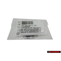 Audi Original Côté Embleme Monogramme Logo Noir Chrome - 895853621A 01C