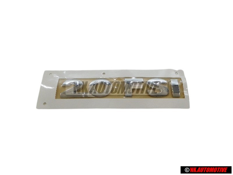 VW Original 2.0 FSI Arrière Embleme Monogramme Logo Chrome - 1T0853675A 739