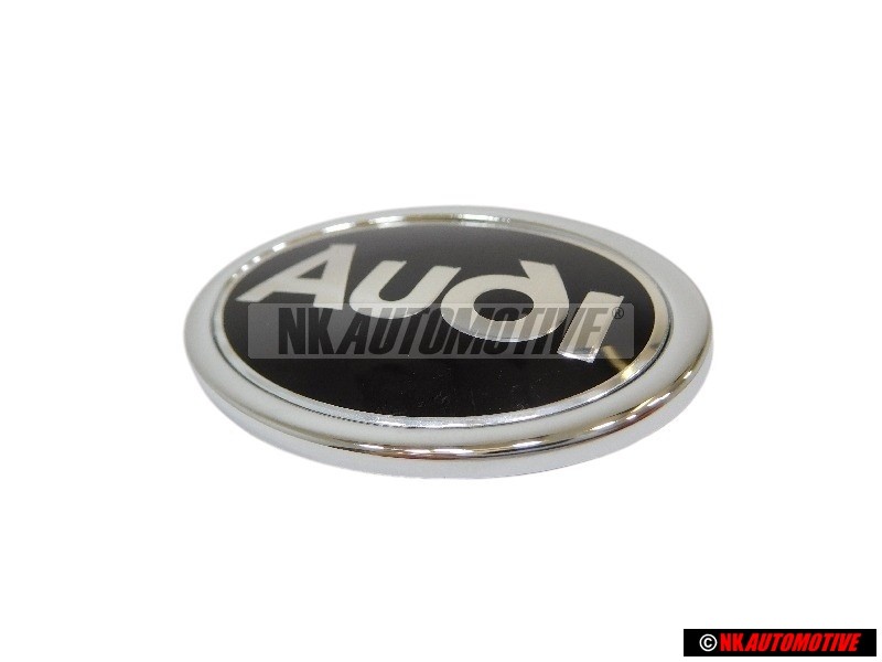 Audi Original Côté Embleme Monogramme Logo Noir Chrome - 8D0853621B 2ZZ