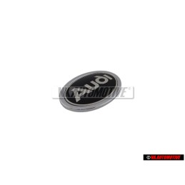 Audi Original Côté Embleme Monogramme Logo Noir Chrome - 8D0853621B 2ZZ