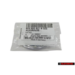 Audi Original Côté Embleme Monogramme Logo Noir Chrome - 8D0853621B 2ZZ