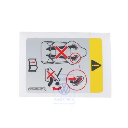 VW Original Etiquette - 1K0010615K