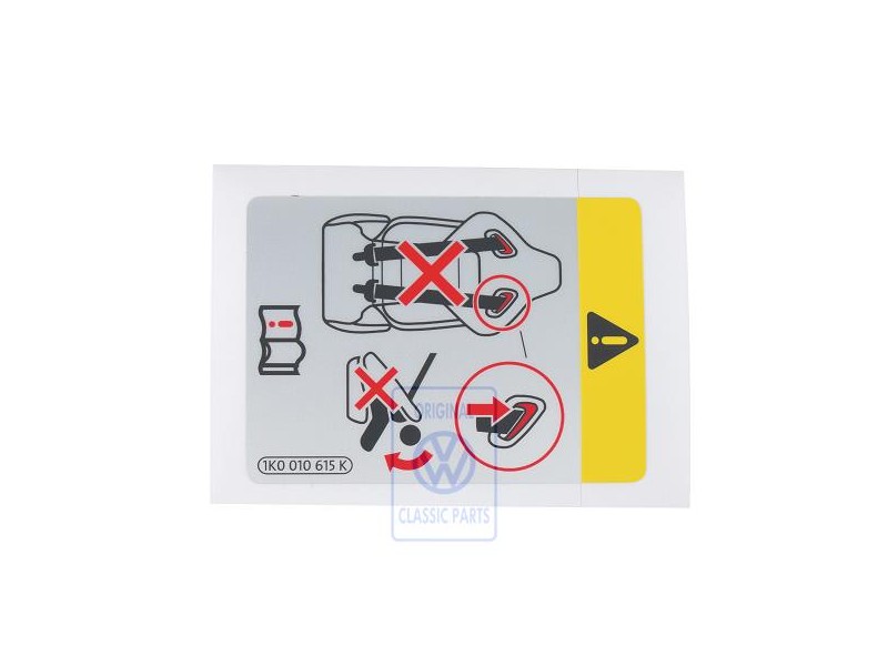 VW Original Etiquette - 1K0010615K