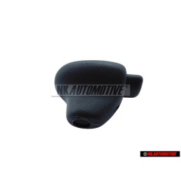 VW Original Poignee Levier Des Vitesses Noir Satine - 357713139A 01C