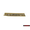 Audi Original QUATTRO Arrière Embleme Monogramme Logo Chrome - 8A0853737C 2ZZ