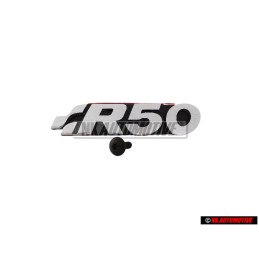 VW Original R50 Avant Embleme Monogramme Logo Chrome - 7L9853679