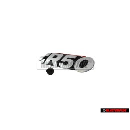 VW Original R50 Avant Embleme Monogramme Logo Chrome - 7L9853679